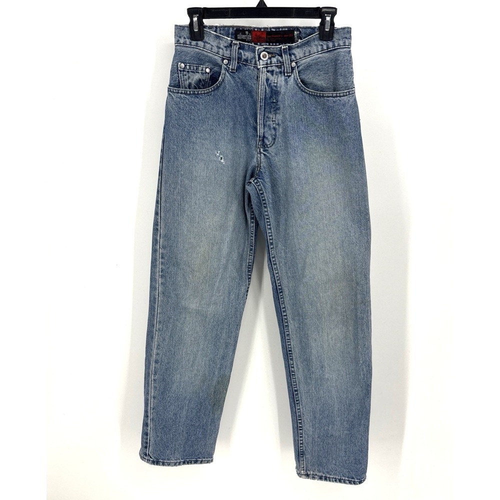 Vintage Levis Silvertab Jeans Mens 28x32 Blue Y2K Loose Baggy Pants